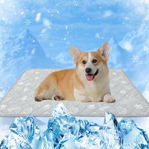 MH MYLUNE HOME Self Cooling Mat for Dog, 28x39 Arc-Chill Cooling Fiber & Endothermic Color Changing Pet Cooling Pad, Foldable & Washable Non-Toxic Summer Pet Blanket