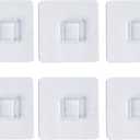 Square Adhesive Pads, for Sotfamily Corner Shower Caddy, 6PCS