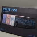 SABLUTE Wireless Keyboard and Mouse Combo, Rechargeable 4000mAh Light up Quiet Keyboard with Wrist Rest & Phone Holder, Ergonomic Silent Typing for PC/Mac/Laptop/Windows/Chrome OS (Black)