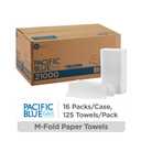 Pacific Blue Select Multifold Premium 2-Ply Paper Towels (Previously Branded Signature) by GP PRO (Georgia-Pacific), White, 21000, 125 Paper Towels Per Pack, 16 Packs Per Case, 125 Count