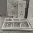 BOLUO Closet Drawers White 3 Drawer Dresser for Closet Organizers and Storage Bedroom Dorm Modern (L (15.7"D x 21.1"W x 23.4"H))