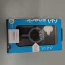 Speck CandyShell Grip iPhone 16 Case - Slim MagSafe - Black Glitter/Steel Black