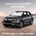 EcoNour Windshield Sunshade Compatible for Honda HRV 2016-2020 2021 2022, Sun Visor for Front Windshield & Window Sun Shade Cover, UV Heat Blocker & Protector, Car Accessories