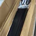 Fence Posts 6FT, 10 Pack Metal U Posts for Wire Fence, Heavy Duty Garden Fence Posts with Reinforced Anchor Plate, No Dig Rustproof Steel Fence Stakes for Yard, Farm, Chicken Wire, Temporary Fencing