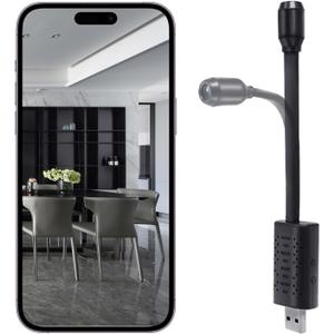 USB Security Camera Wireless, WiFi Wireless Small Camera, Home Security Cameras for Pet, Baby with Motion Detection, App Control