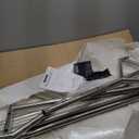 Heavy Duty Clothes Rack Load 450 LBS, Metal Garment Rack, Standing Rolling Clothing Rack for Hanging Clothes with Sturdy Wheels & Shelves, Portable Closet Wardrobe Rack,Sliver