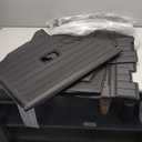 Cargo Mat with Backrest Mat for 2020-2025 2026 Ford Explorer Car Mat Accessories, All Weather TPE Cargo Liner Trunk Mat Active/ST Line/ST/Platinum(Cargo Mat with Backrest Mat)