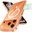 Maledan Magnetic for iPhone 17 Pro Case Clear, Camera Control - Slim Fit Anti-Yellowing Transparent Shockproof Military Protection Phone Case for iPhone 17 Pro Accessories with MagSafe, Crystal Clear