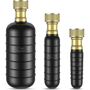 3 Pack Drain Bladder Kit – Drain Cleaning Bladders Fits 1" to 6" Pipes, Clog Remover Tool for Sink, Bathtub, Sewer, Shower, Swimming Pool & Kitchen, Hair Unclogging for Main Drains