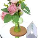 12PCS Round Mirrors for Centerpieces, 8" Acrylic Mirror Trays 2mm Thickness Mirror Centerpiece Table Decorations Candle Plate Centerpiece for Wedding Party Wall Decorations Crafts