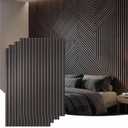 Decorative Acoustic Wall Panels Set of 4, 47.2x23.6inch (31sq.ft), 4Pack-23.62x47.24 inch