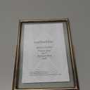 Gold 5x7" Floating Picture Frames Adjustable for (3.5x5" & 4x6") Photos Elegant Tabletop/Shelf Display Picture Frames,Classy Wedding Frame,Thanksgiving,Christmas Gift Frame for Home & Office Decor