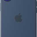 Apple iPhone 16 Plus Silicone Case with MagSafe and Camera Control: Lightweight Phone Case, Wireless Charging Compatible, Smooth Matte Finish; Denim