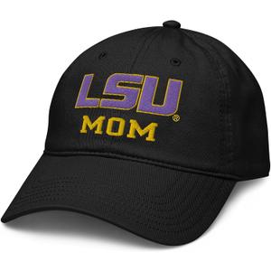 LSU Tigers Mom Officially Licensed Adjustable Baseball Hat (One Size, Black)