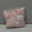 BAOLIZEGAO Double-Sided Faux Fur Plush Throw Pillow Covers 16x16 Set of 2 Fuzzy Striped Soft Cozy Pillowcase Luxury Decorative Pillows Square Shaggy Cushion Covers for Couch Sofa Bed,Pink