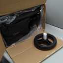 Gromast Gravity Folding Baby Stroller - Portable Travel Toddler Stroller w/Adjustable Backrest, Canopy, Footmuff & Cup Holder, Lightweight and UV Protected, One-Hand Automatic Folding - Beige