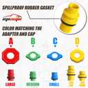 EPAuto Spill Proof Radiator Coolant Filling Funnel Kit