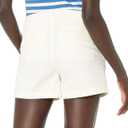 Amazon Essentials Women's Mid-Rise Slim-Fit 3.5 Inch Inseam Khaki Shorts (10, Cream)