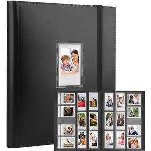 Veicevol 560 Pockets Photo Album for Fujifilm Instax Mini Camera, Album for Polaroid Photo, Photo Album for Fujifilm Instax Mini 12 11 9 40 90 8 Evo LiPlay Instant Camera(Black)