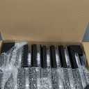 VOLISUN 4x4 Solar Post Cap Light 16pack,Solar Fence - Post Lights Outdoor Waterproof for Wooden/Vinyl Post, White Deck Post Cap Light Solar Powered with Warm White for Garden/Patio/Porch, Black