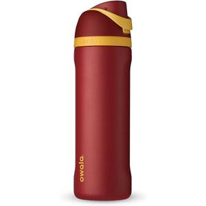 Owala Harry Potter FreeSip Insulated Stainless Steel Water Bottle with Straw, BPA-Free Sports Water Bottle, Great for Travel, 24 Oz, Gryffindor