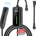 Unitek Level 1 & 2 Portable Tesla Charger -16Amp 3.5KW 240V EV Charger for All Tesla, Auto Sensing Electric Car Charger Tesla Adapter Mobile Connector for Tesla, Tesla Home Charger for ModelY/3/S/X (16A-Auto Sensing Tesla Charger)