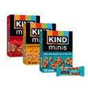 KIND Mini Snack Bars Variety Pack, Gluten Free, Low Sugar, Low Calorie Snacks, Dark Chocolate Nuts & Sea Salt, Caramel Almond & Sea Salt, Dark Chocolate Cherry Cashew, 80 Count (EXP 06/24/27)
