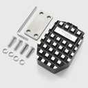 WOOGA Motorbike Foot Brake Lever Pedal Enlarge Extension Rear Brake Peg Pad Extender Compatible for Ho&n&da Rebel CMX1100 / DCT Rebel1100 Accessories 2021-2025 (Silver)