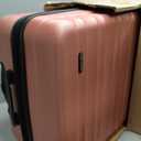 Amazon Basics 30" Hardside Large Checked Luggage, Expandable For Up to 15% More Space, Scratch-Resistant Surface, Four Multi-directional Wheels, Rose Gold