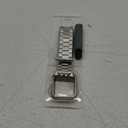 Designed for Apple Watch Band and Case, Stainless Steel Metal Chain with TPU Cover, Smart-Watch Link Bracelet Strap, Wrist-Band for i-Watch Series 9 8 7 6 5 4 3 2 1 SE, 45mm 44mm 42mm, Starlight