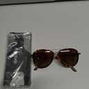 FEISEDY Retro Polarized Aviator Sunglasses for Women Men Vintage Square Sunglass With Classic Style B0259