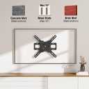 ELIVED Ultra Slim TV Wall Mount for Samsung The Frame/Neo QLED 8K/4K tvs, 1.1" Low Profile TV Mount, Wall Mount Bracket Max VESA 400x400mm, 88 lbs. Capacity, 90 Degree Landscape to Portrait.