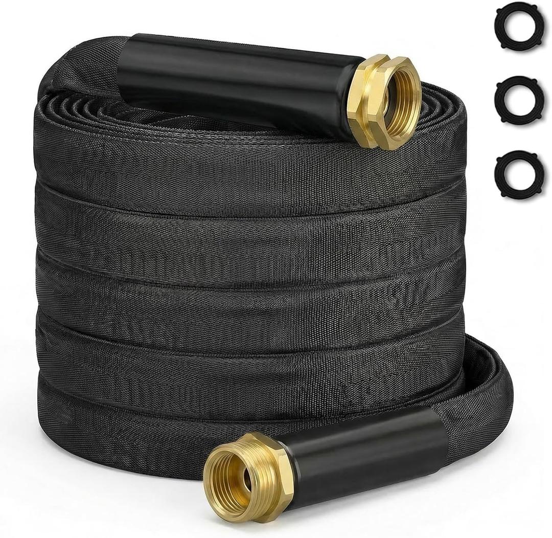 Garden Hose 75 ft, Ultra-Lightweight, Flexible Anti-Kink, Abrasion-Resistant All terrain use, Eco-Friendly, Lead-Free, Drinking Water Safe Material