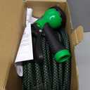 Garden Hose 50ft, Non-Expanding Flexible Hose with 10 Function Nozzle, Lightweight, Kink Free, Sturdy, Leak-Proof, Portable, Water Hose 50ft for Outdoor, Yard, Lawn, Car Wash and Camper Use