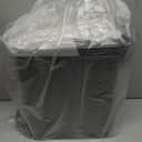 Mbillion Bathroom Trash Can with Lid Slim Stainless Steel Small Bathroom Garbage Can 10 Liter, 2.6 Gallon Soft Close, Step Pedal, Slim Wastebasket for Toilet, Office, Bedroom, Dark Grey