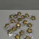 Deekin 19 Pieces Star Stress Balls 1.6 Inch Gold Mini Star Foam Balls Stress Star Relief Balls Stress Star Toys for Teens Adults School Student Bag Filler Party Decoration(Appreciation)