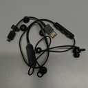 Skullcandy Jib+ Wireless Earbuds, Bluetooth Headphones, Up to 6 Hours Battery, Noise Isolating Fit, Water Resistant, Microphone for iPhone Android, Convenient Collar and 3 Ear Gel Sizes - Black