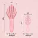 Wet Brush Go Green Curl Detangler Hair Brush, Pale Pink, Ultra-Soft IntelliFlex Detangling Bristles Glide Through Tangles with Ease, Great For Curls, No Split Ends & Pain-Free for Wet or Dry Hair