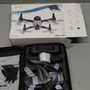 Drones with Camera for Adults 4K, Professional GPS Drone with Auto Return, 4-Way Obstacle Avoidance, Follow Me, Foldable, Includes 3 Batteries & Case(Black)
