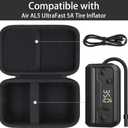 Hard Case Compatible with NOCO Air AL5 UltraFast 5A Cordless Tire Inflator(Black Case)