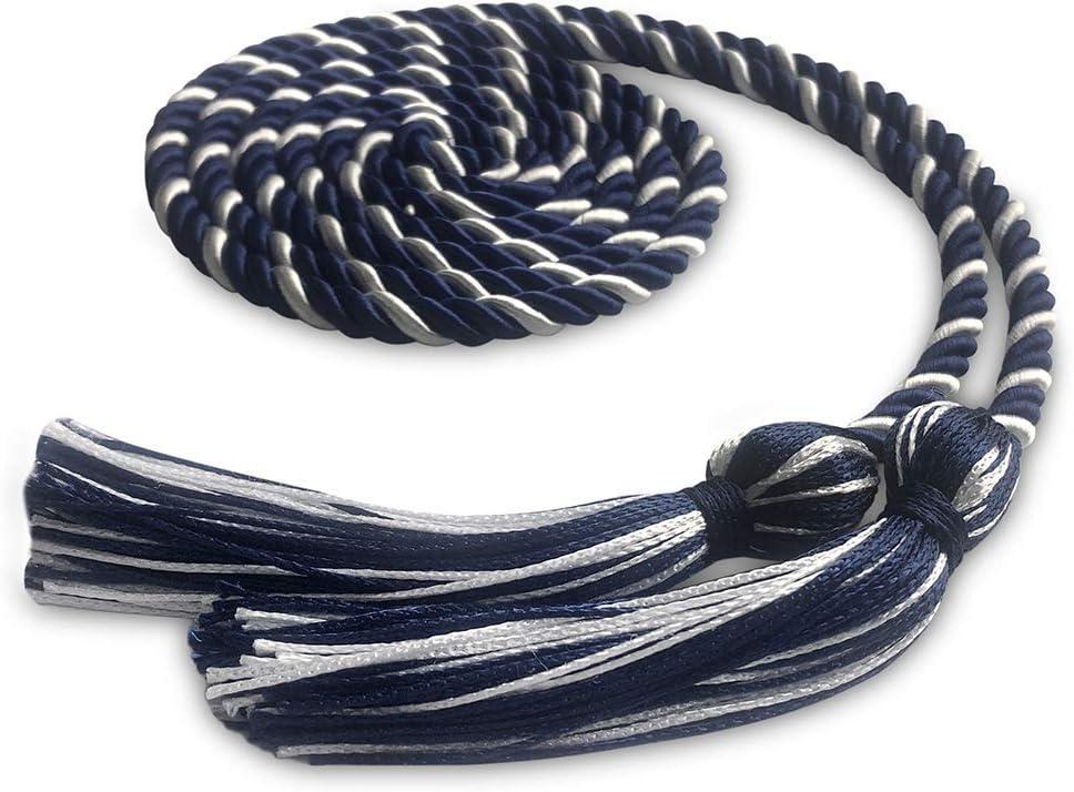 Endea Graduation Single Honor Cord Two-Color (Navy Blue/White)