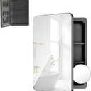 Rresyet 1826 Bathroom Mirror Cabinet with 3X Magnifying Mirror, Adjustable Shelves, Bathroom Mirror with Storage, Recessed or Wall Mounted Medicine Cabinet for Jewelry,Masks & Beauty Tools (Standard)