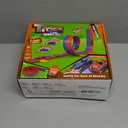 Flexible Race Track for Kids, 16.4 Ft Bendable Racetrack Set with Suction Cups,Compatible with Hot Wheels/Matchbox 1/64th Cars,Portable Track Toy Gift for Boys Girls Ages 3+(Blue & Red)