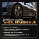698-451 Steering Knuckle & Wheel Bearing Hub Assembly