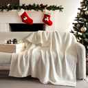 Simple&Opulence 100% Cotton Muslin Blanket Twin Size, Lightweight Breathable 4 Layering Gauze Blanket for Bed Couch Camping, Soft Bedspread Coverlet All-Season Use (Off White, 68"x86")