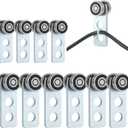 2 Wheel Trolley Assembly Rollers.Bearing Trolley Assembly.The top of The Trolley has Room for Set Screws, Allowing The use of a 1-5/8" high Strut Channel