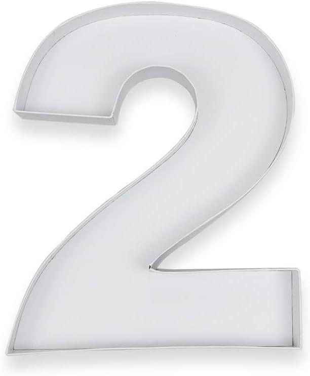 10”Cardboard Number Mache Chocolate Covered Strawberries Fillable Sweets Candy Container Box (White, 2)