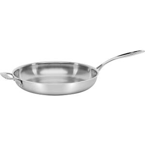 Cuisinart Custom-Clad 5-Ply Stainless Steel 12-Inch Fry Pan with Helper Handle, CC522-30H