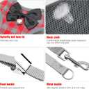 Rypet Small Dog Harness and Leash Set - No Pull Pet Harness with Soft Mesh Nylon Vest for Small Dogs and Cats Red L