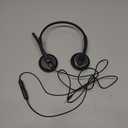 Wired Headset with Microphone for PC Laptop - 3.5mm Jack On Ear Headphones with Noise Cancelling Microphone for Boom Skype Webinars, in-line Control,Comfortable (Black)